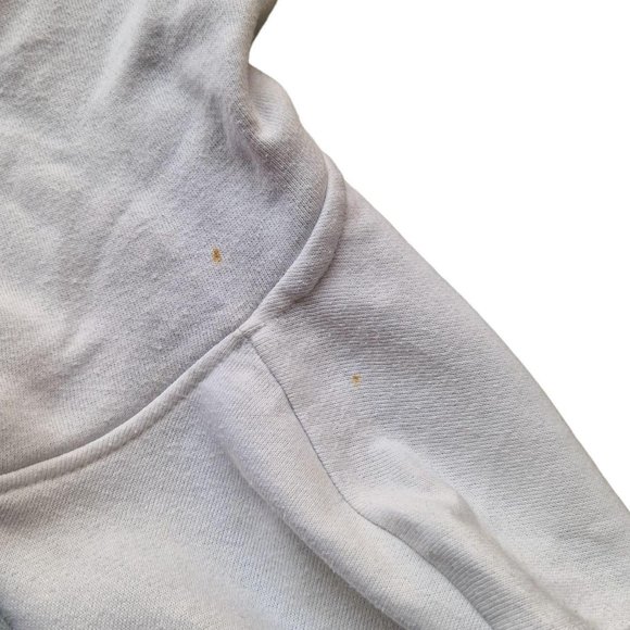 Women's Champion Spell Out Hoodie White Size UK 8 - Picture 5 of 7